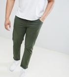 Asos Design Plus Slim Jeans In Green - Green