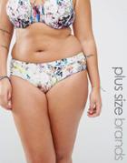 Robyn Lawley Wild Bouquet High Waist Bikini Bottoms - Multi