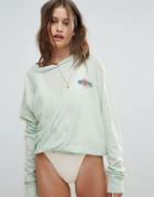 Billabong Long Sleeve Jersey Beach Top - Green