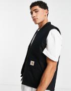 Carhartt Wip Lined Vest In Black