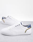 Pull & Bear Sneakers With Extra Laces In White