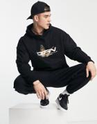 Good For Nothing Oversized Hoodie In Black With Butterfly Print