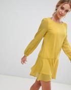 Glamorous Smock Dress-yellow