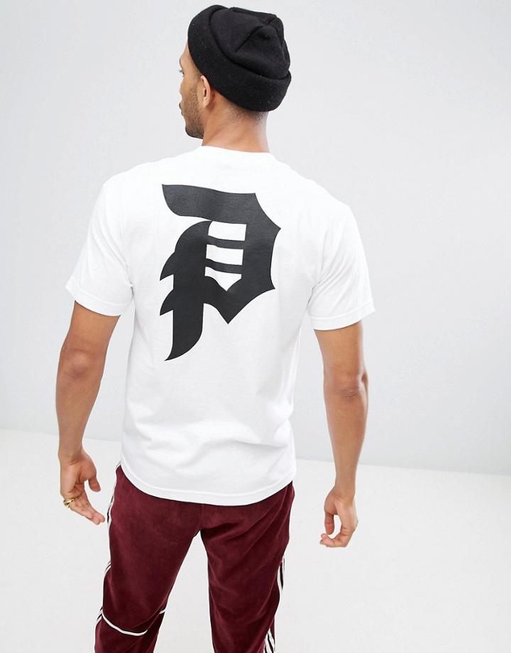 Primitive Skateboarding T-shirt With Back Logo In White - White