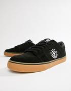 Element Heatley Sneaker In Black Gum - Black