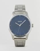 Hugo 1530020 Dare Bracelet Strap Watch In Silver - Silver