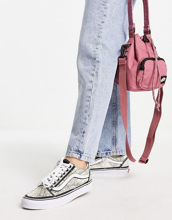 Vans Old Skool Moca Frances Stark Sneakers In White