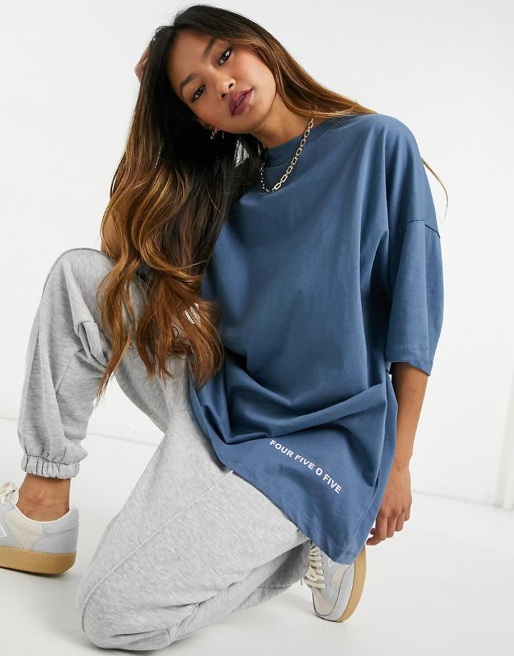 Asos 4505 Oversized T-shirt-blues