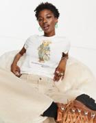 Polo Ralph Lauren Short Sleeve Bear Logo T-shirt In White