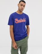 Penfield Mendona Chest Logo Crew Neck T-shirt In Blue - Blue