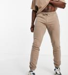 Bolongaro Trevor Tall Edmund Zip Detail Jersey Sweatpants-neutral
