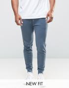 Asos Skinny Joggers In Blue - Blue