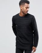 Adpt Crew Neck Knit Sweater - Black