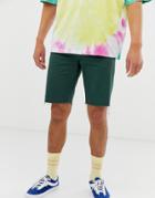 Weekday Sunday Shorts In Dark Green