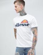 Ellesse Prado T-shirt With Large Logo In White
