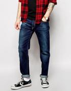 Lee Jeans Chase Relaxed Tapered Night Sky Dark Wash - Blue