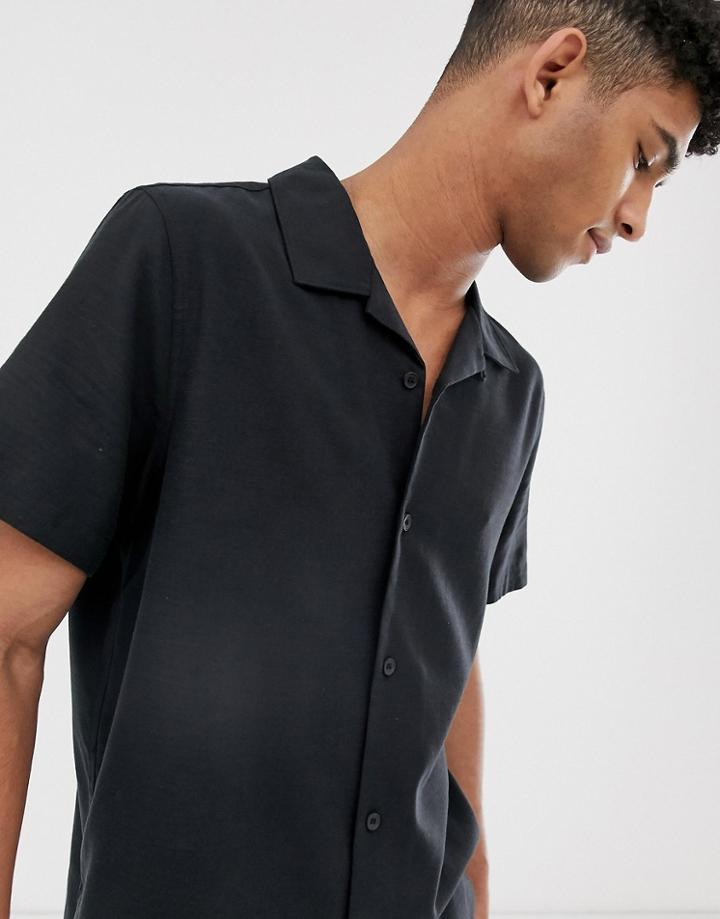 Weekday Coffee Shirt In Black - Black