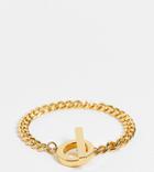 Asos Design 14k Gold Plated Bracelet With T Bar