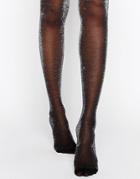 New Look All Over Glitter Tights - Silver