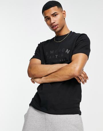 Jameson Carter Cody T-shirt In Black