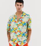 Reclaimed Vintage Inspired Abstract Paint Print Shirt - Multi