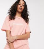 Napapijri Logo T-shirt In Pink Exclusive At Asos
