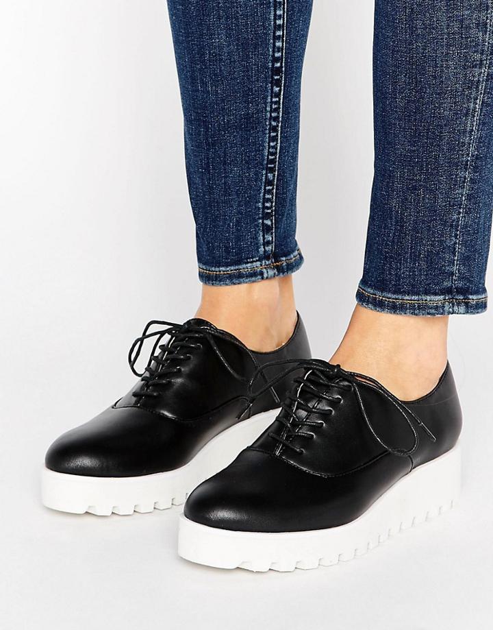 London Rebel Flatform Shoe - Black