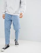 Obey Bender Jeans In Standard Fit-blue