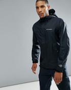 Columbia Pouring Adventure Ii Jacket Waterproof Hooded In Black - Black