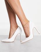 Simmi London Heeled Stiletto Shoes In White