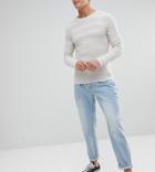 Noak Double Pleat Tapered Jean In Light Wash - Blue