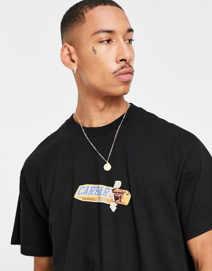 Carhartt Wip Chocolate Bar T-shirt In Black