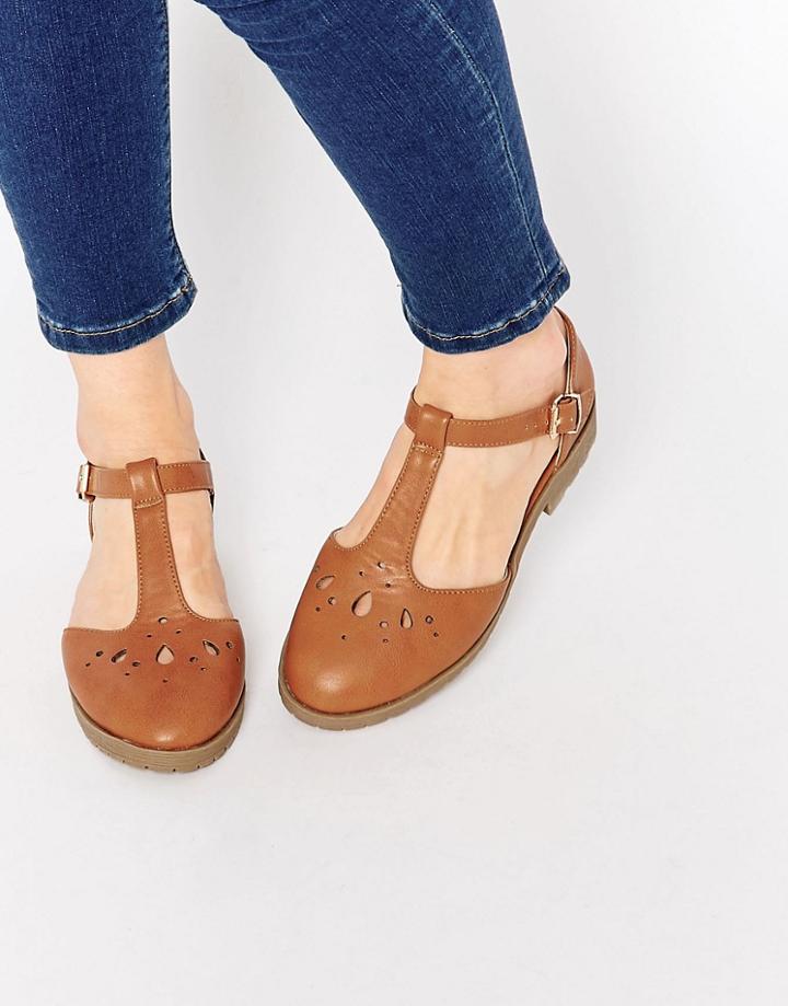 Asos Maison Flat Shoes - Tan