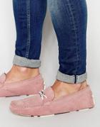 Ted Baker Carlsun Suede Loafers - Pink