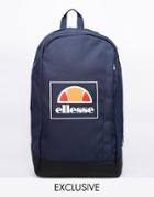 Ellesse Box Logo Backpack Exclusive To Asos - Blue