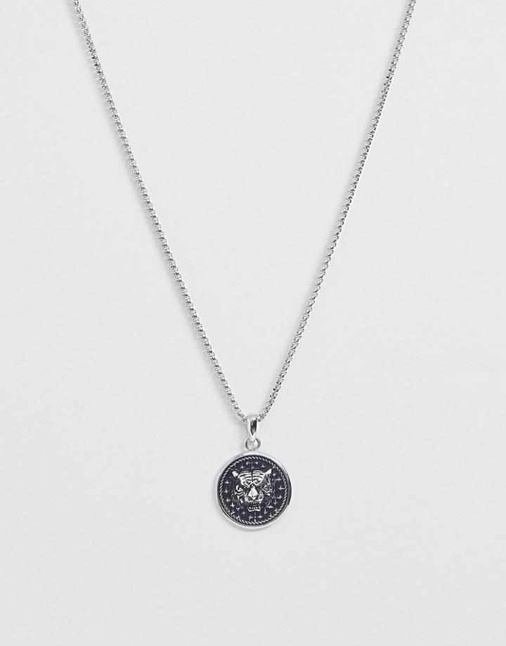 Seven London Tiger Pendant In Silver - Silver