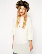 Liquorish Faux Fur Animal Headband - Brown Multi