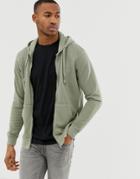 Only & Sons Zip Through Hoodie - Gray