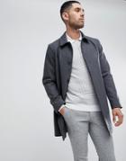Stanley Adams Wool Trench - Gray