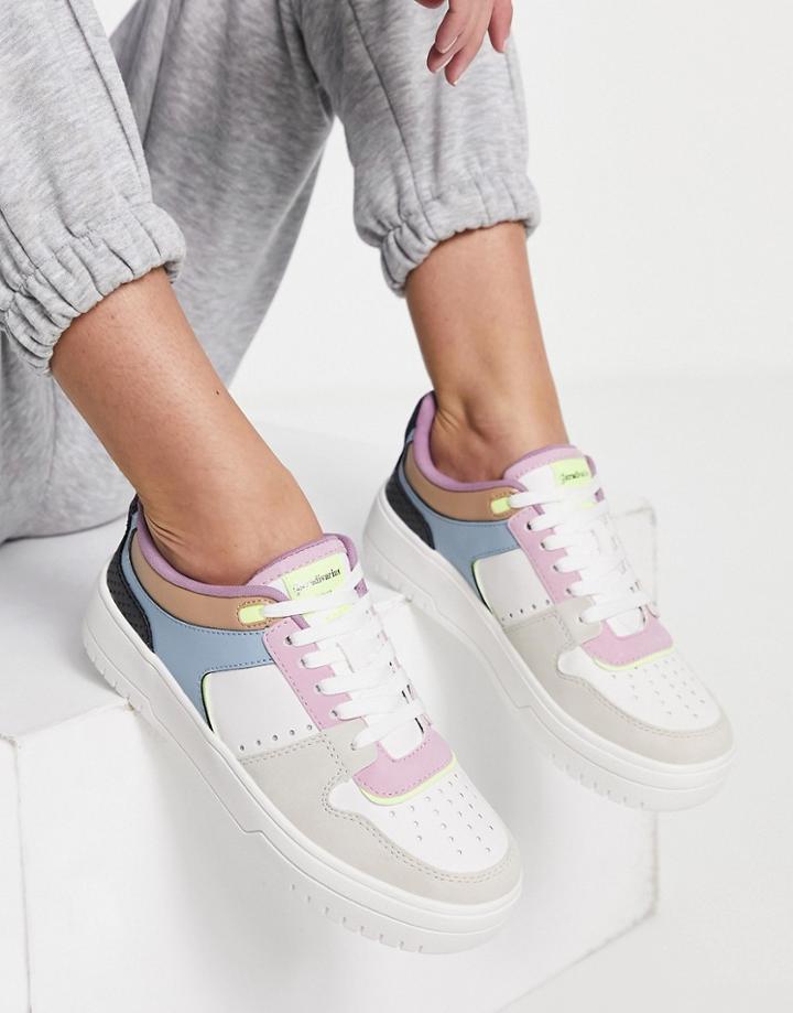 Stradivarius Retro Sports Sneakers In Multi
