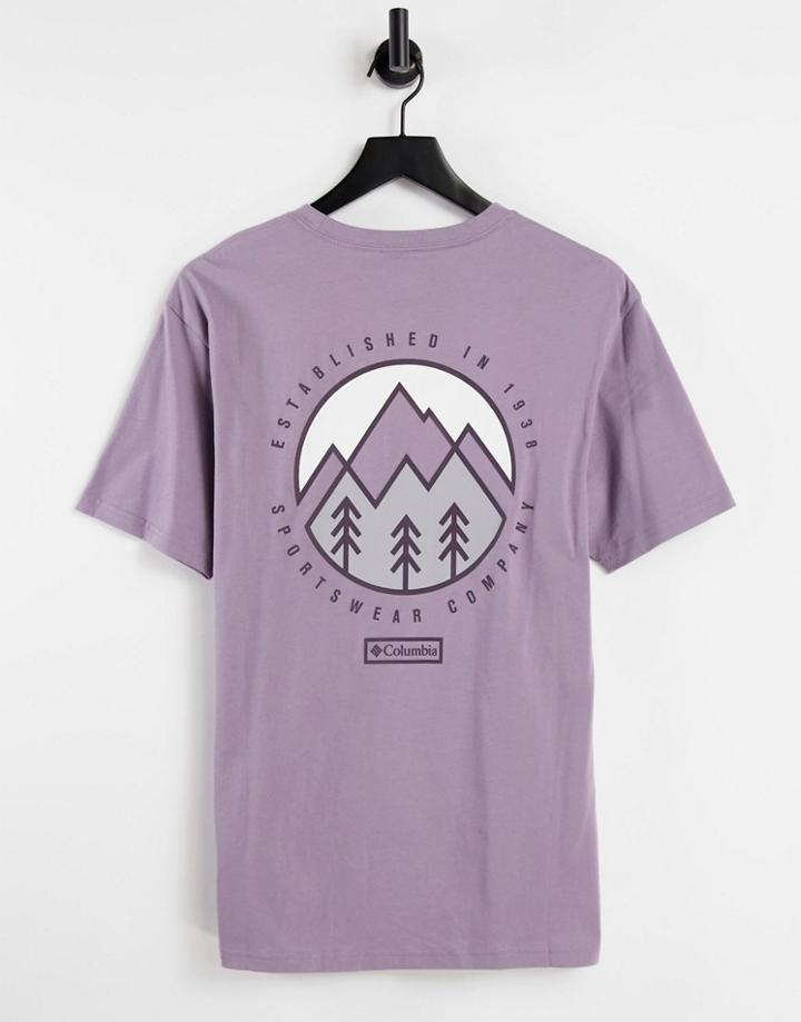 Columbia Tillamook T-shirt In Purple