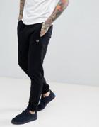 Fred Perry Panel Sweat Joggers In Black - Black