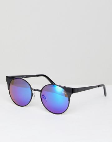 Quay Australia Asha Tinted Lens Cat Eye Sunglasses - Black