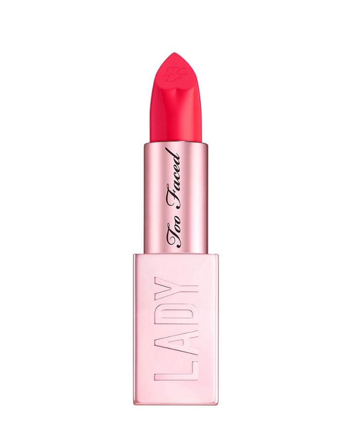 Too Faced Lady Bold Em-power Lipstick - Unafraid-pink