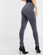 Topshop Joni Skinny Jeans In Gray