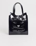 Ted Baker Purrcon Small Cat Icon Bag-black