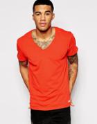 Jack & Jones V-neck T-shirt - Red