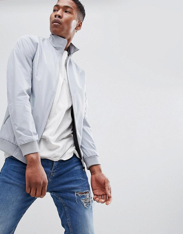 Jack & Jones Core Harrington Jacket - Gray