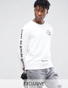 Cheap Monday Over My Dead Body Sweater - White
