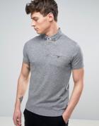 Ted Baker Jersey Polo - Gray